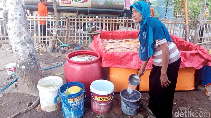 Kriris air di Kabupaten Trenggalek.