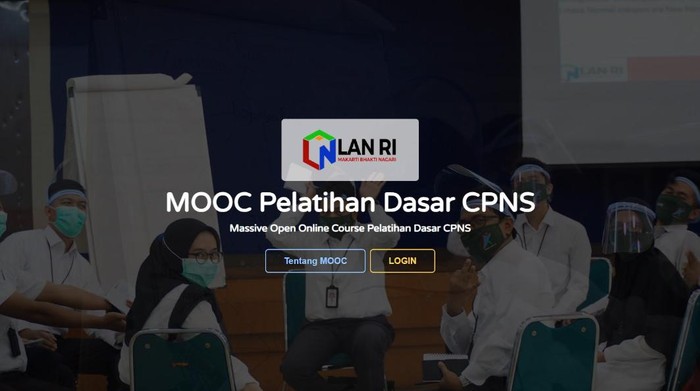 Laman MOOC Latsar CPNS.