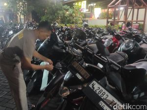 100 Motor Balap Liar Diamankan di Sidoarjo