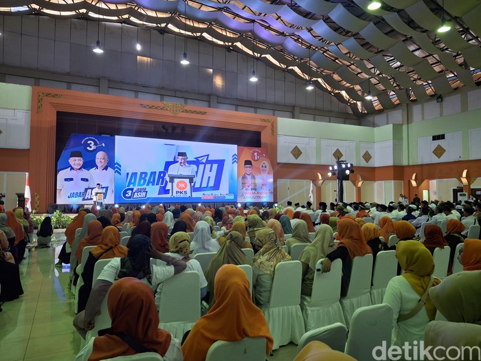 Plh Presiden PKS Ahmad Heryawan berbicara di pertemuan dengan tokoh masyarakat dan ulama di Depok, 12 Oktober 2024. (Taufiq Syarifudin/detikcom)