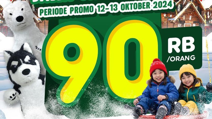 Promo Trans Snow World HUT ke-79 Jatim.