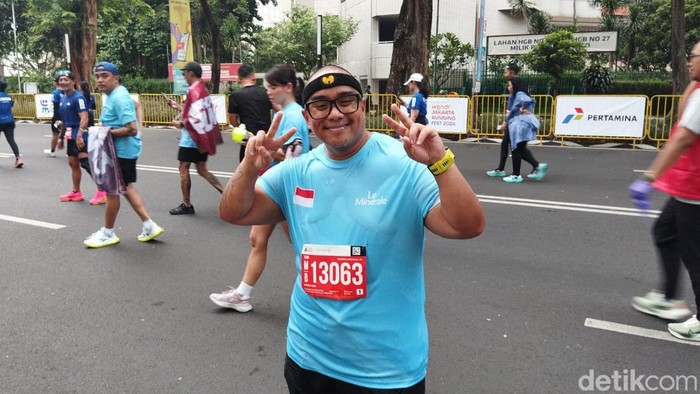 Perdana! Saykoji Sukses Finish 10K di Jakarta Running Festival, Ini Persiapannya