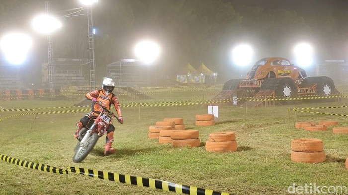 Trial Game Dirt 2024 Seri 5 di trek sirkuit Lapangan Rampal, Kota Malang.