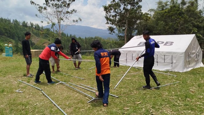 Badan Penanggulangan Bencana Daerah (BPBD) Mamasa bangun posko.