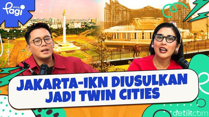 Detik Pagi edisi Senin, 14 Oktober 2024 membahas Jakarta-IKN Diusulkan Jadi Twin Cities