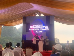 Komitmen CT Dukung Pembangunan Masjid di Ponpes Darul Amin Bogor