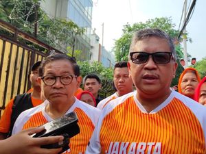 Video Dampingi Pramono Senam Pagi, Hasto: Programnya Sangat Merakyat