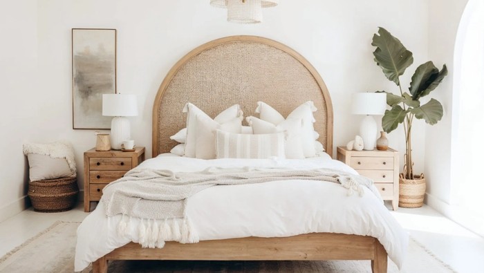 Kamar Tidur Bergaya Rustic