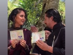 6 Foto Pernikahan Keenan Pearce & Tasha Serena, Digelar Sederhana di Bali