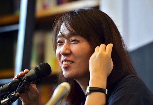 Penulis asal Korea Selatan dan Pemenang Nobel Sastra 2024, Han Kang. (JUNG YEON-JE / AFP)