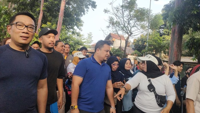 Ridwan Kamil di BKT Jaktim