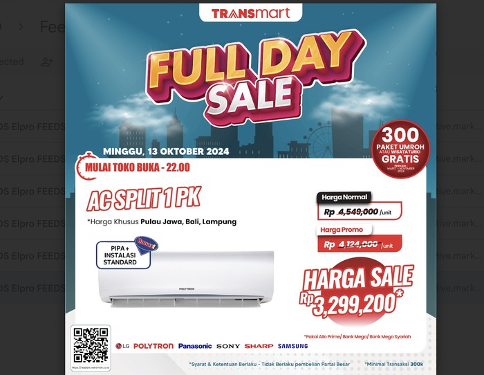 Transmart Full Day Sale