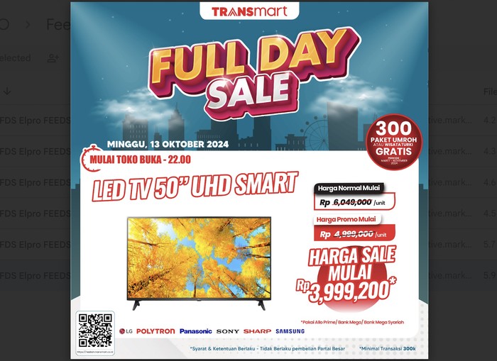 Transmart Full Day Sale