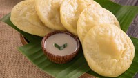 Di sekitar Rawasari, ada Warung Kembang Tahu Jahe Merah yang punya menu Serabi Durian hingga Serabi Bandung topping nangka. Harganya Rp 15.000 Foto: Site Culinary/Visual