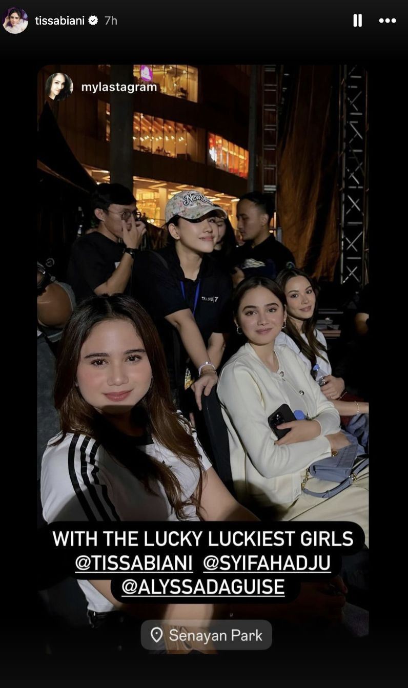 Al, El, dan Dul dengan pacar masing-masing.
