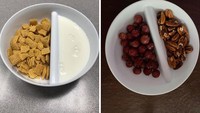 Mangkuk dengan dua bagian ini memudahkan untuk ngemil maupun sarapan. Sereal dan susu yang terpisah tak akan membuat sereal menjadi alot dan tetap nyaman dinikmati. Foto: Bored Panda