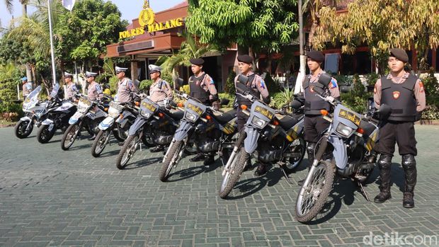 Apel Operasi Zebra Semeru 2024 di Polres Malang