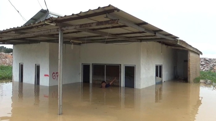 Banjir di sejumlah wilayah di Batam. (Istimewa)