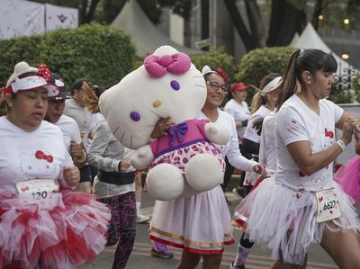 Cewek-cewek Pasti Suka, Fun Run di Meksiko Bertema Hello Kitty