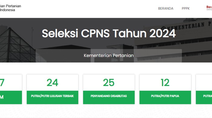 CPNS Kementan 2024.