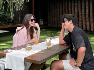 Harris Vriza Mesra Kulineran Bareng Calon Istrinya, Haviza Devi