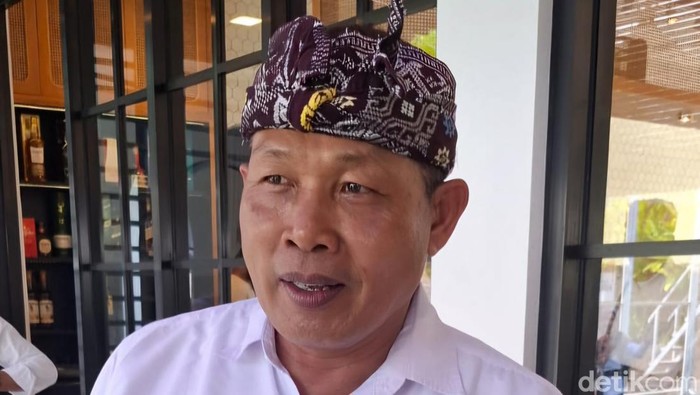 Ketua KPU Klungkung, I Ketut Sudiana, 
Senin (14/10/2024). (Foto : Putu Krista/detikBali).