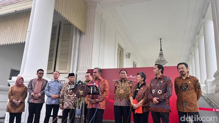 Ketua MPR Ahmad Muzani akan sowan Megawati Soekarnoputri dan Susilo Bambang Yudhoyono (SBY) untuk mengundang pelantikan Prabowo-Gibran. (Eva Safitri/detikcom)
