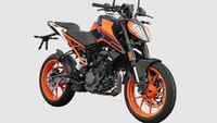 Secara umum, desain KTM 200 Duke baru tak mengalami perubahan. Pabrikan hanya memberikan lima kombinasi warna baru yang lebih sporty dan kekininan. Foto: Doc. KTM India.