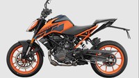 KTM 200 Duke baru masih mempertahankan desain khasnya, yakni bertampang gagah dengan bagian mesin yang dibiarkan terbuka. Kemudian ada rangka teralis yang dirancang cukup dominan di bagian sentral. Foto: Doc. KTM India.