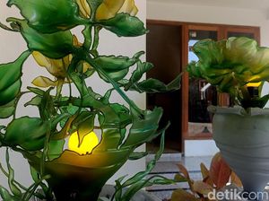 Sulap Galon Bekas Jadi Lampu Hias Cantik