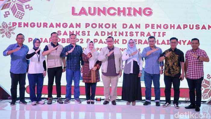 Launching pengurangan pokok dan penghapusan denda pajak oleh Pj Walkot Palembang