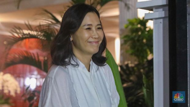 Mantan istri dari Gubernur DKI Jakarta Basuki Tjahaja Purnama, Veronica Tan. (CNBC Indonesia/Faisal Rahman