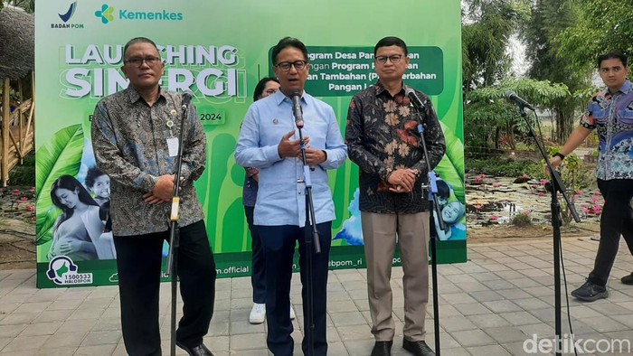 Menkes Budi Gunadi Sadikin saat memberikan keterangan di Sewon, Bantul, Senin (14/10/2024).