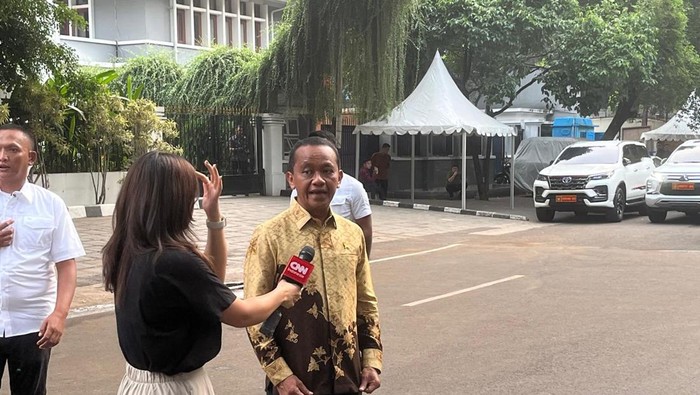 Menteri ESDM Bahlil Lahadalia menghadap Prabowo Subianto
