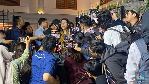 Menteri Keuangan Sri Mulyani. (CNBC Indonesia/Novina)