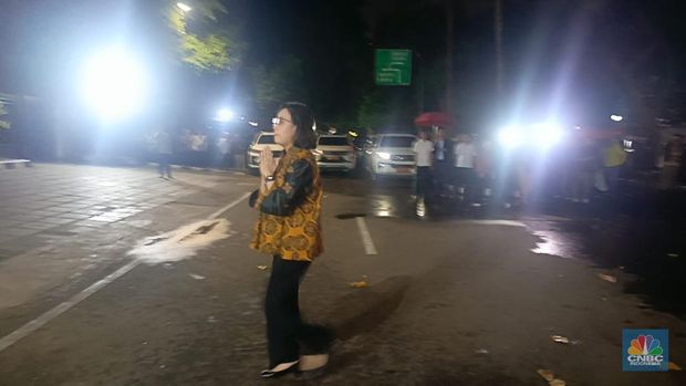 Menteri Keuangan Sri Mulyani. (CNBC Indonesia/Rosseno Aji)