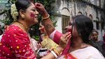 Meriahnya Festival Durga Puja di Kolkata India