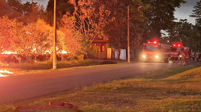 Kebakaran terjadi di Markas Detasemen Kavaleri 3/Serigala Ceta (Denkav 3/SC) di Jalan Agimuga-Mile 32, Kabupaten Mimika, Papua Tengah.