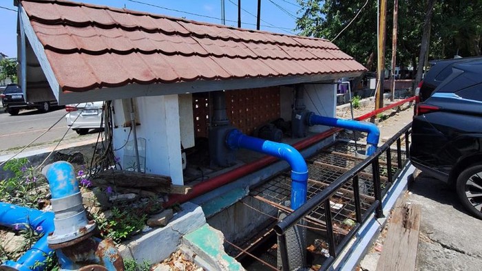 Foto pompa di Stasiun Tawang Semarang. Foto diunggah Senin (14/10/2024).