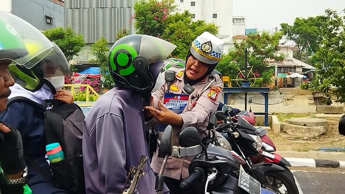Operasi Zebra di Jakpus (Kurniawan/detikcom)