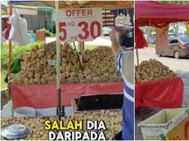 Pasang Harga Menjebak, Penjual Buah Ini Dimarahi Petugas Berwajib