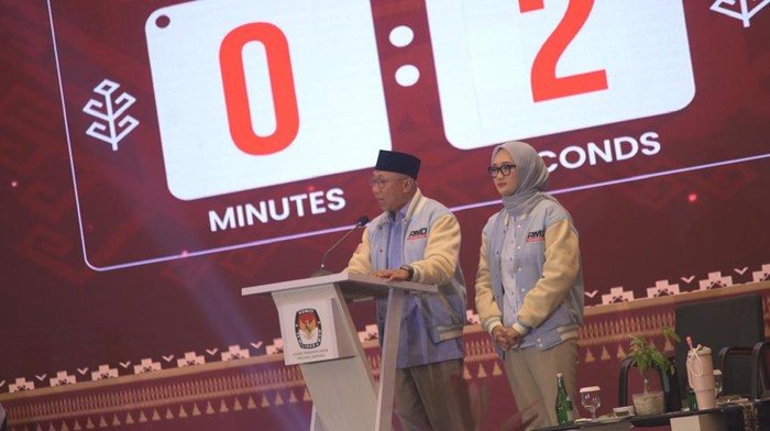 Pasangan Calon Gubernur Lampung nomor urut 2, Rahmat Mirzani Djausal-Jihan Nurlela