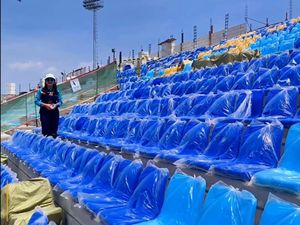 Capai 56,61 persen, Ini Penampakan Pembangunan Stadion Surajaya Lamongan