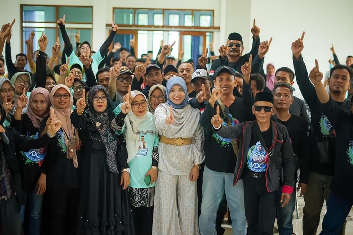 Relawan VDC Deklarasi Dukung Vivit-Umam di Pilkada Rembang