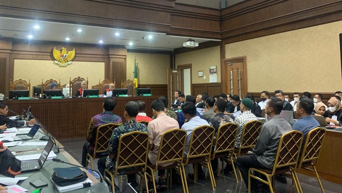 Sidang kasus pungli rutan KPK (Mulia/detikcom)