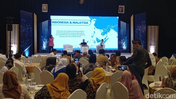 Suasana  acara Tepang Juragan di sebuah hotel Jalan Yudanagara Kota Tasikmalaya, Senin (14/10/2024).