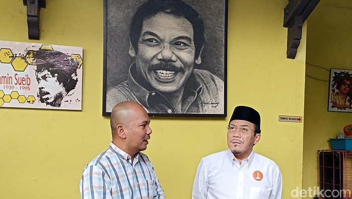 Suswono mengunjungi putra Benyamin Sueb di Bens Radio, Tangsel