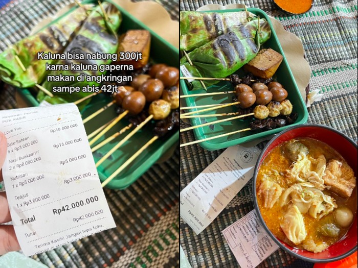 Wow! Makan Nasi Bakar di Angkringan Harganya Rp 42 Juta