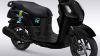 Yamaha Fazzio 2024 mendapatkan pembaruan fitur seperti USB Socket dan tampilan spion anyar. Selain itu, pada Fazzio Hybrid Lux terdapat pembaharuan jok, emboss, dan handle seat yang membuat tampilan menjadi semakin klasik. Foto: Dok. Yamaha Indonesia Motor Manufacturing (YIMM)