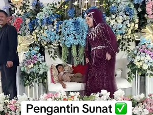 Viral Sunatan Anak, Penampilan Orang Tua Jadi Sorotan bak Resepsi Nikah